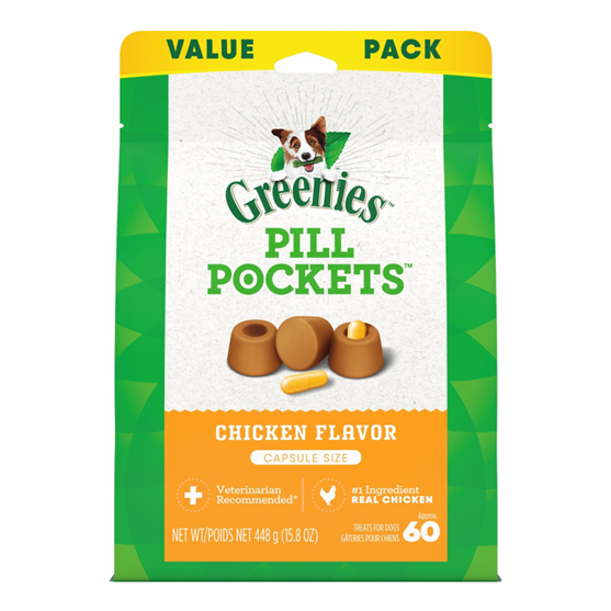 Greenies Pill Pockets Chicken Dog 15.8 oz