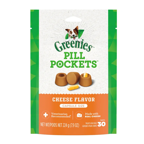 Greenies Pill Pockets Cheese Dog Large 7.9oz