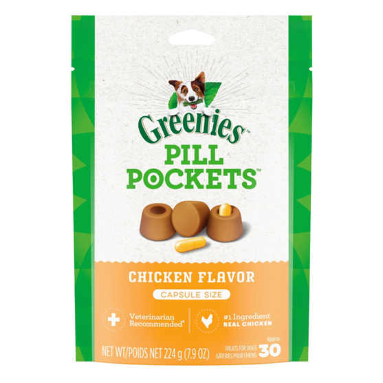 Greenies Pill Pockets Chicken Dog Large 7.9 oz