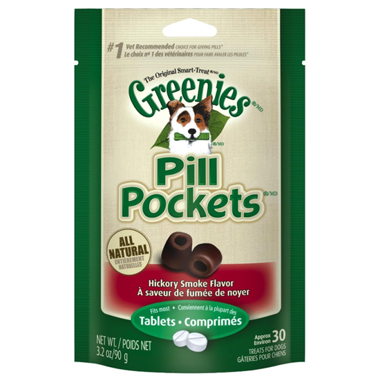 Greenies Pill Pockets Hickory Dog Tablet 3.2 oz