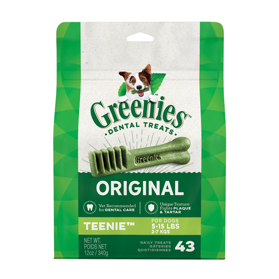 Greenies 12 oz Teenie 43 count