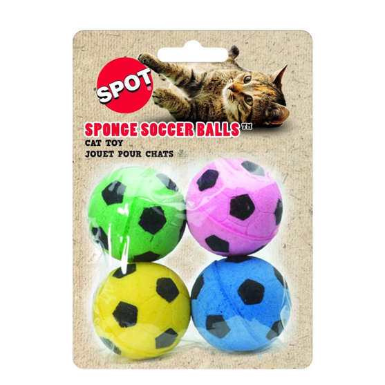 Spot Sponge Soccer Ball 4 pack