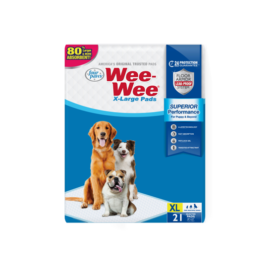 Four Paws Wee Wee Pads Extra Large 28X34 21 Count