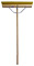 24" Yellow Polystyrene Broom with Brace & Handle