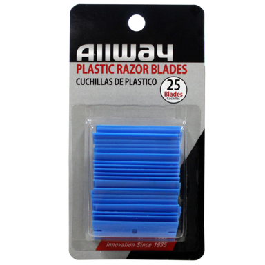 PLASTIC RAZOR BLADES 25X *