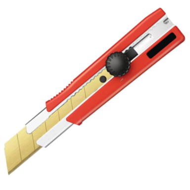25MM PREMIUM WHEEL LOCK-SNAP KNIFE