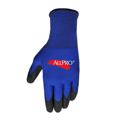 DIPPED NYLON GLOVE LARGE 1PR