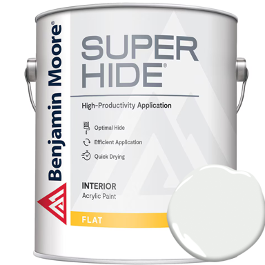 SUPER HIDE INT FLAT DEC WHT
