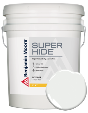 SUPER HIDE INT FLAT  DEC WHT