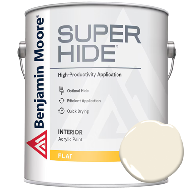 SUPER HIDE INT FLAT LINEN WHT