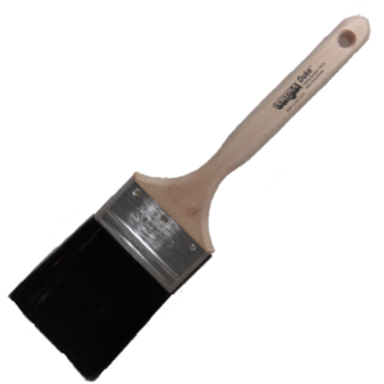 3" DUKE 100% BLACK CHINA BRSTL