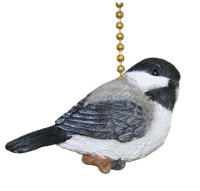 CHICKADEE BIRD FAN PULL