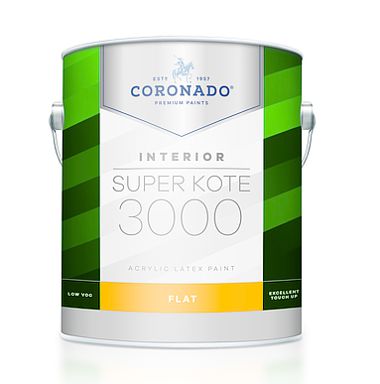 SUPER KOTE 3000 INT FLAT WHITE