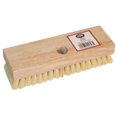 DECK BRUSH  8" THREADED TAMPICO