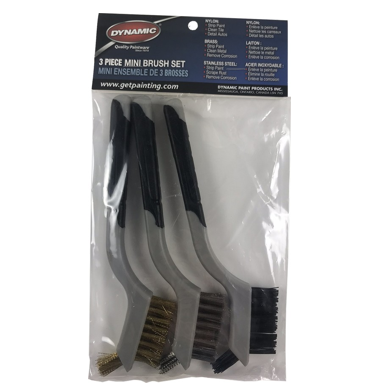 MINI WIRE BRUSH 3 PC SET*