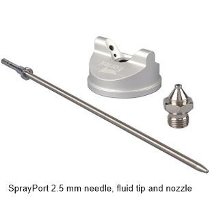 2.5 MM NEEDLE NOZZLE SPRAYPORT