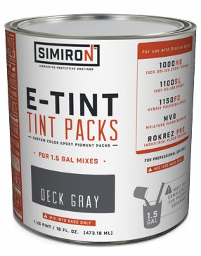 E-TINT PACK DECK / STEEL GRAY PT