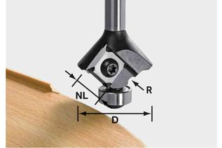 1.5 MM RADIUS  ROUTER BIT