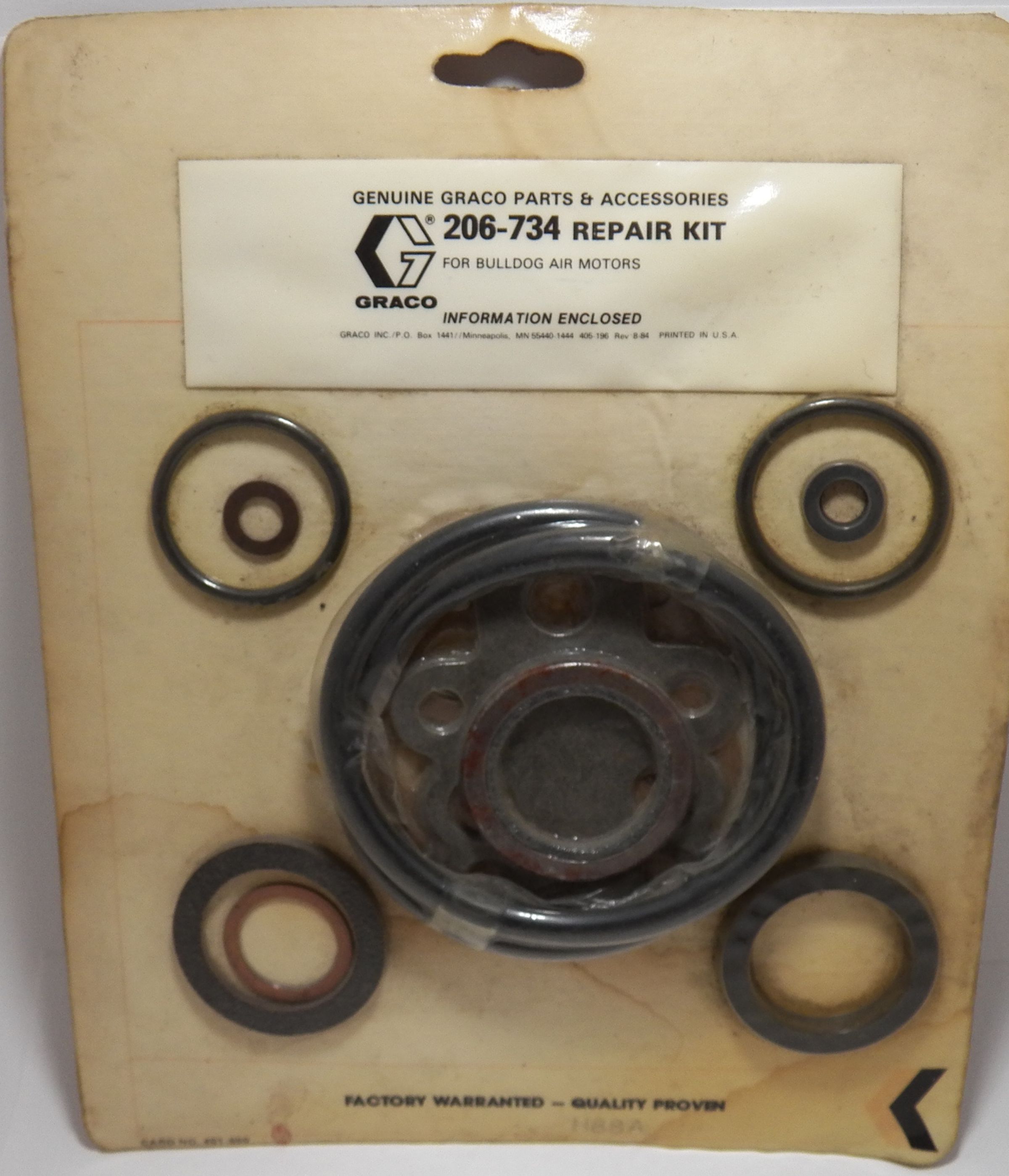 REPAIR KIT BULLDOG AIR MOTOR I