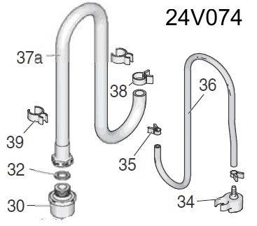 037a - SUCTION TUBE KIT  MAGNUM STAND