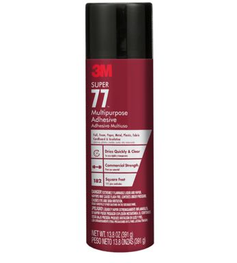 3M 77 SPRAY ADHESIVE - 14 OZ