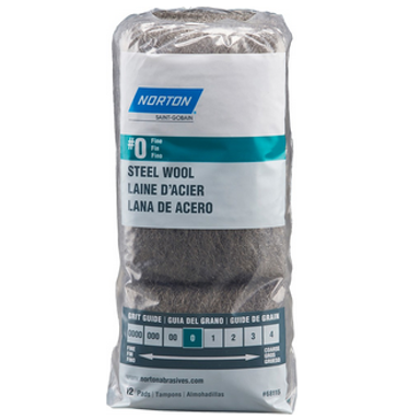 #3/0 STEEL WOOL X-FINE 12 PAD*