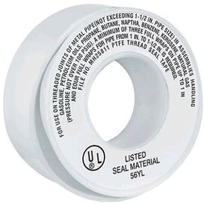 TEFLON TAPE 1/2" X 25' PTFE