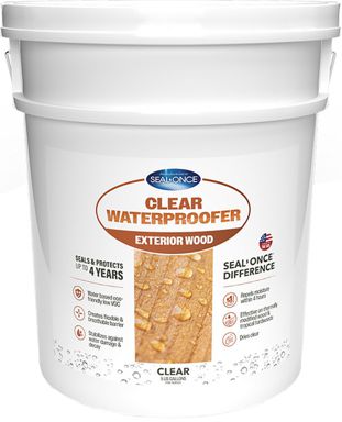 SEAL ONCE EXT WOOD CLEAR WP 5G