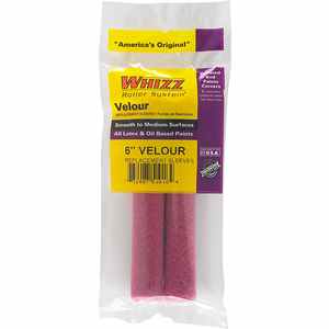 6" VELOUR MINI ROLLER 2PK