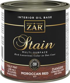 ZAR MORROCAN RED WOOD STAIN