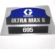 071 - 695 ULTRA PCII FRONT LABEL