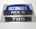 071 - 795 ULTIMATE MXII FRONT LABEL
