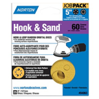 5"X5 & 8 HOLE UVH DISC P60 25PK