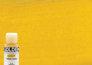 Golden Fluid Acrylic 1 oz. Yellow Oxide