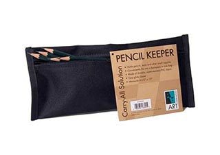 Black Pencil Keeper 4-1/2 x 10 inch