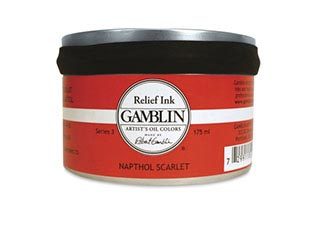 Gamblin Relief Ink 175 ml Naphtol Red