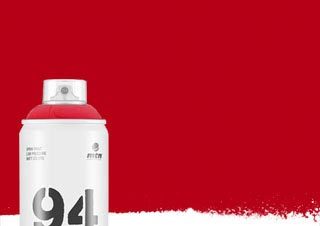 Montana Colors MTN 94 Spray Paint Vivid Red 400ml Can (Intense Red)