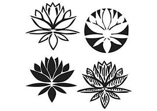 The Crafter's Workshop Stencils Lotus Blossom 6x6