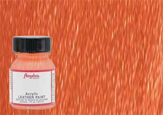 Angelus Leather Paint Lava Orange