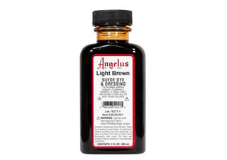 Angelus Suede Dye 3 oz. Light Brown