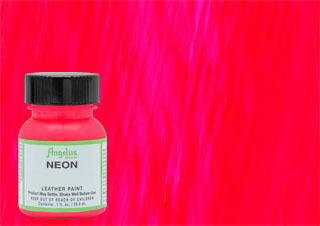 Angelus Neon Paint 1 oz. Rio Red