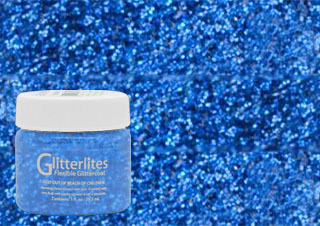 Angelus Glitterlites Paint 1 oz. Starlite Blue
