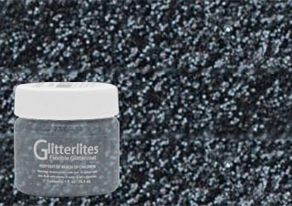 Angelus Glitterlites Paint 1 oz. Tuxedo Black