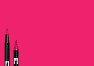 Tombow Dual Brush Pen Hot Pink 743
