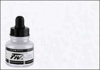 Daler-Rowney FW Acrylic Ink Silver Imitation 1oz Bottle