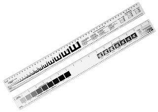 C-Thru 18 inch Graphic Arts Ruler