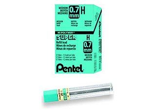 Pentel Lead 0.7mm H Refill 12-Count