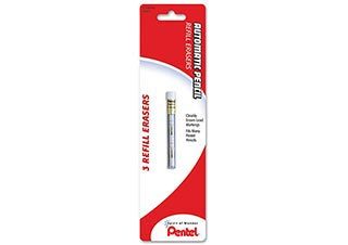 Pentel Z2-1 Eraser Refill 3 Pack
