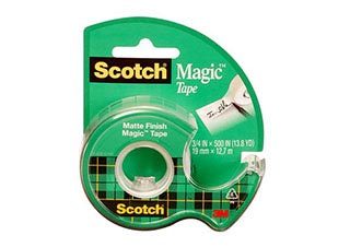 Scotch 105 Magic Tape 3/4 x 300 inch Dispenser