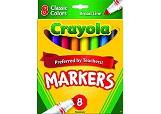 Crayola Marker Broad Classic 8 Count